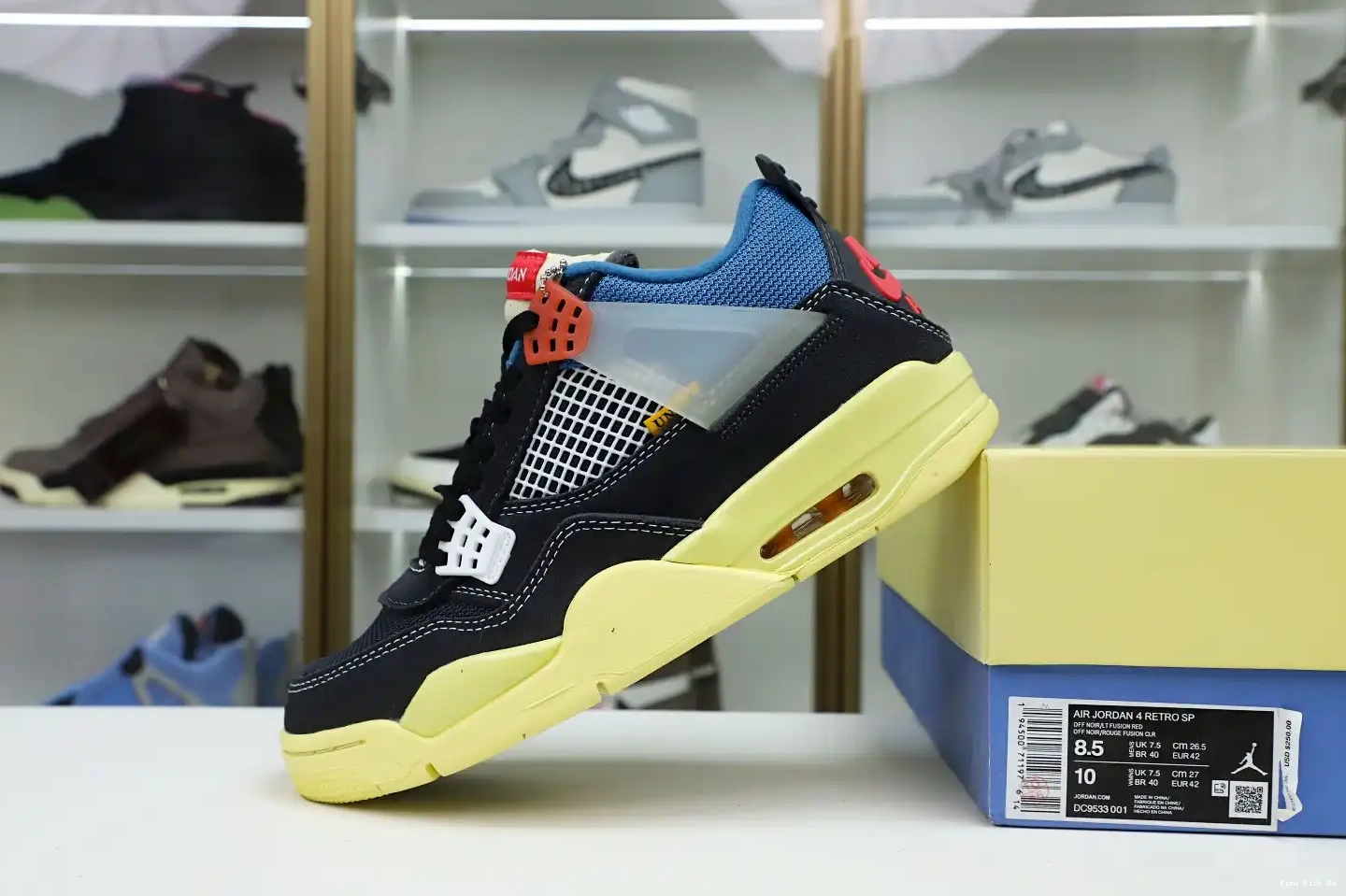 4 'OFF AIR LA X NOIR' Kimikick RETRO JORDAN UNION 0509